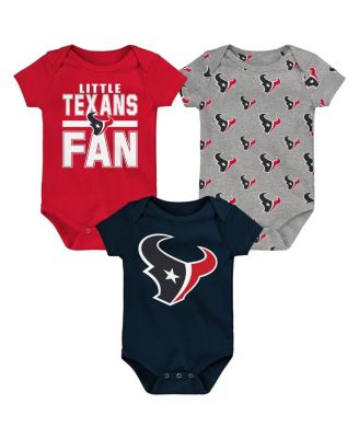Outerstuff - Newborn Houston Texans Little Tike 3-Piece Bodysuit Set