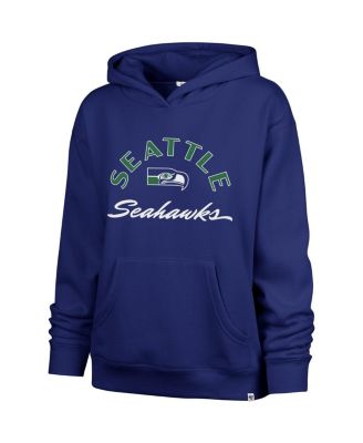 Women's Royal Seattle Seahawks Whirlwind Naomi Pullover Hoodie