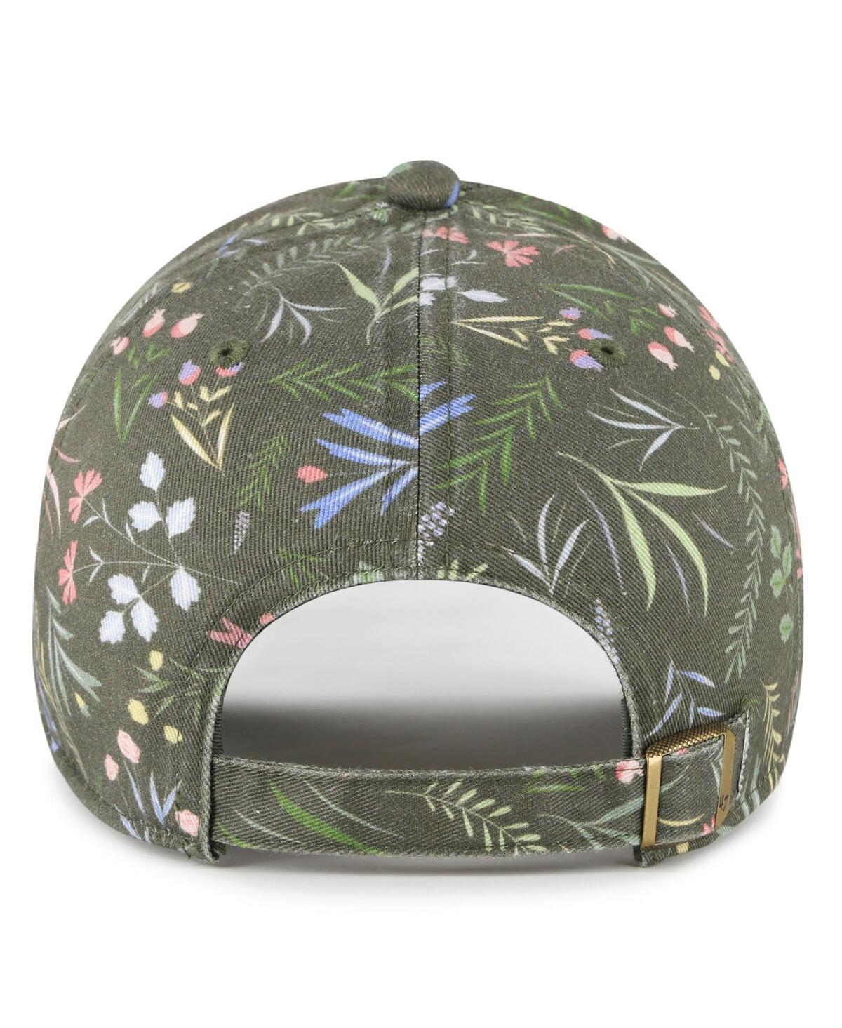 47 Brand Women's Green Tampa Bay Buccaneers Verbena Clean Up Adjustable Hat In Brown
