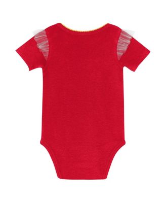 Baby Girls Kansas City Chiefs My Team Rocks Bodysuit and Skirt Set
