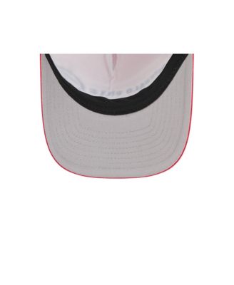 Men's Red Buffalo Bills Linear A-Frame 9FORTY Adjustable Hat