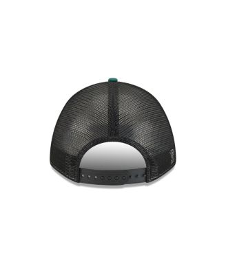 Men's Green Philadelphia Eagles Linear A-Frame 9FORTY Adjustable Hat