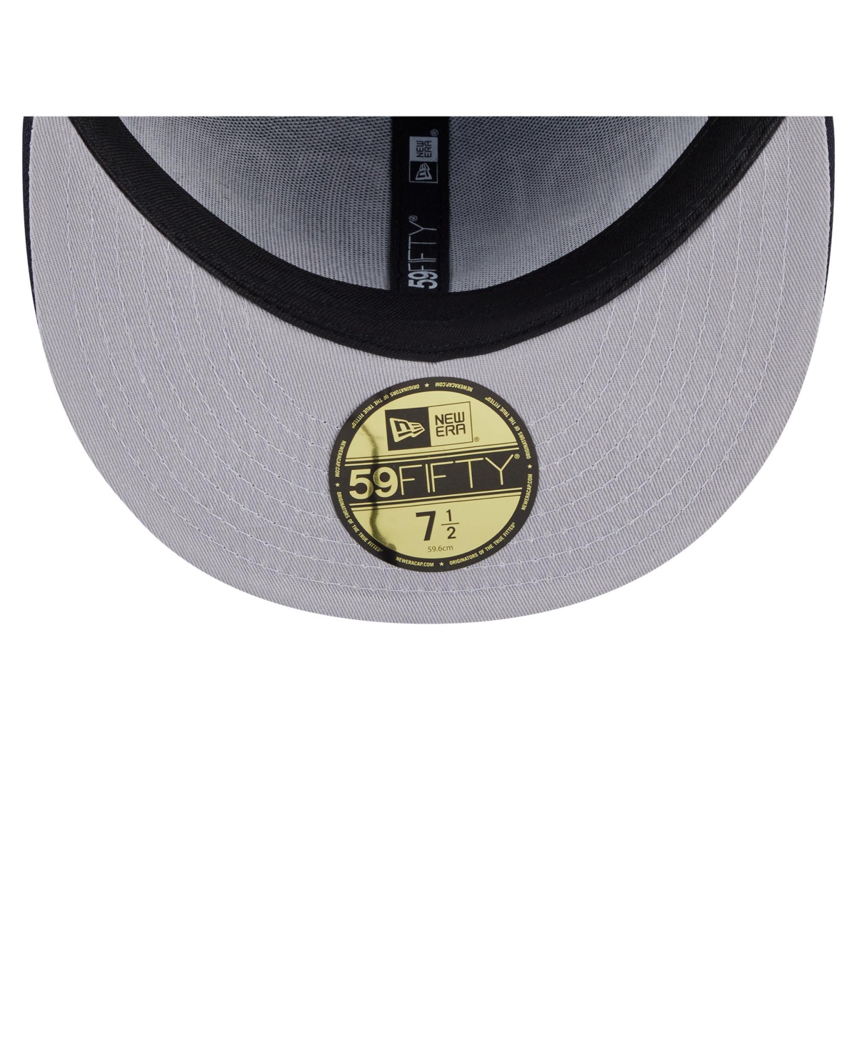 New Era Men's Navy Houston Texans Oversized 59fifty Fitted Hat In Blue