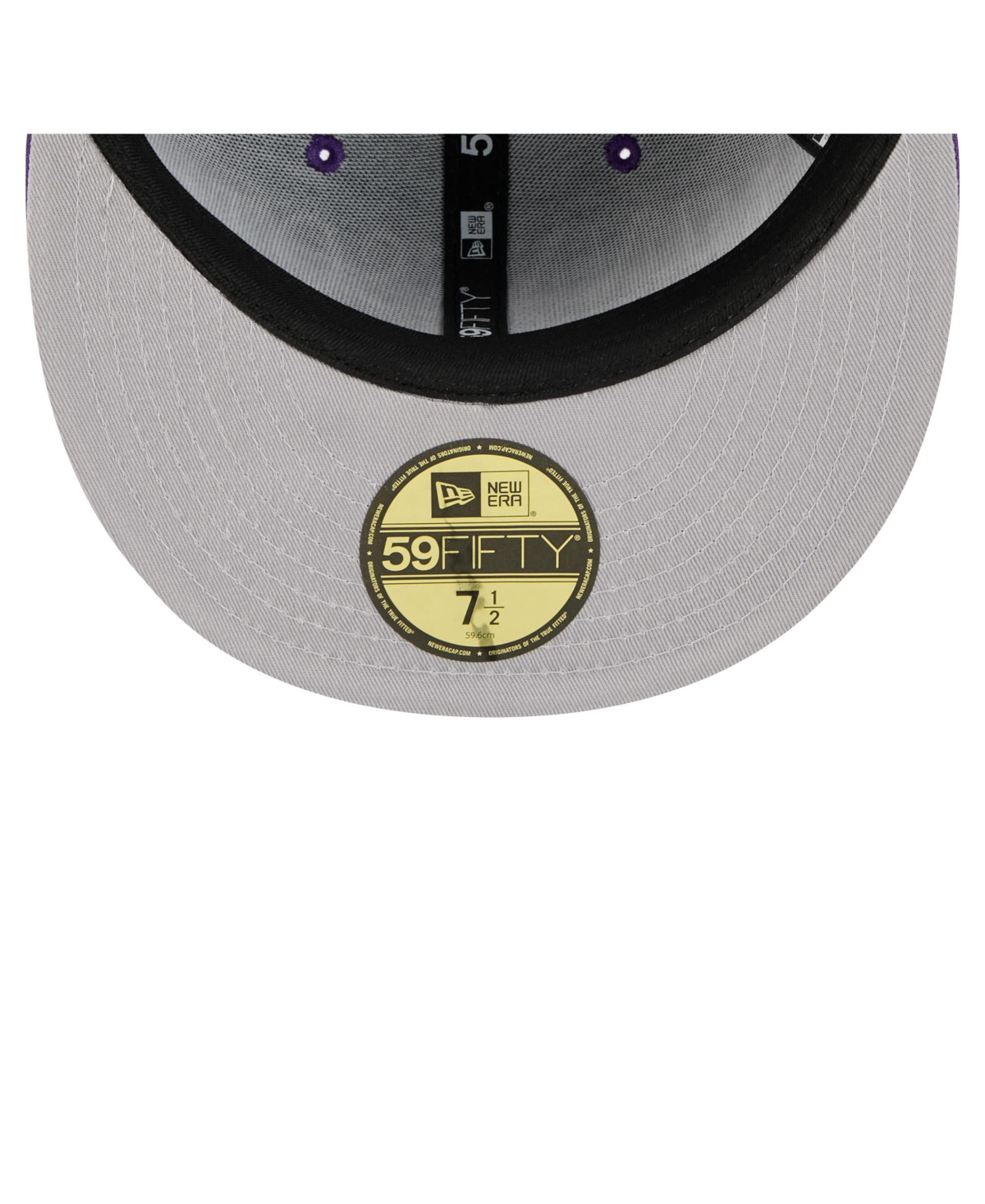 New Era Men's Purple Minnesota Vikings Oversized 59FIFTY Fitted Hat