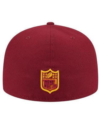 Men's Burgundy Washington Commanders Oversized 59FIFTY Fitted Hat