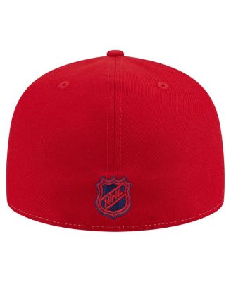 Men's White/Red Washington Capitals Repeat Two-Tone 59FIFTY Fitted Hat