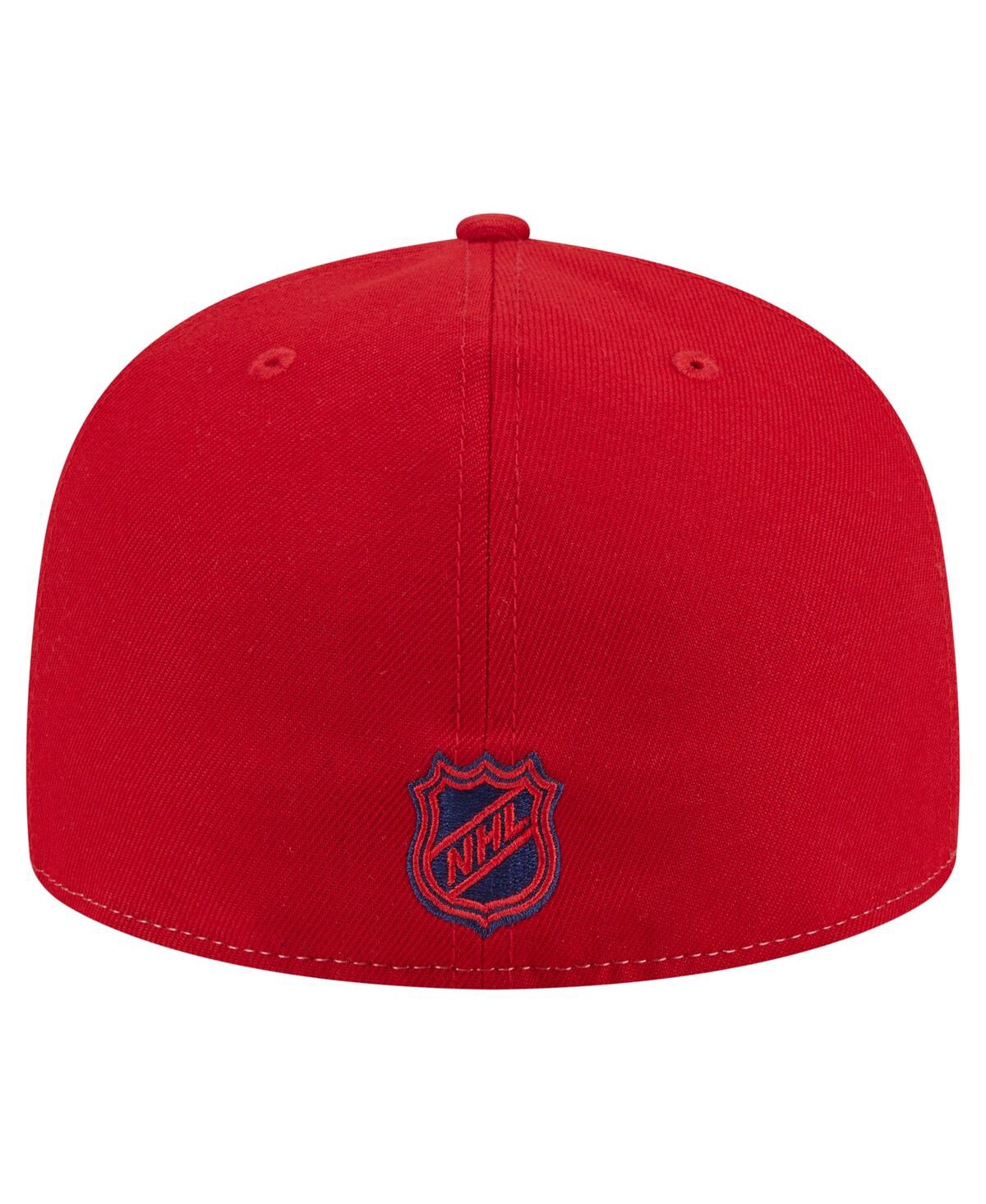 New Era Men's White/Red Washington Capitals Repeat Two-Tone 59FIFTY Fitted Hat