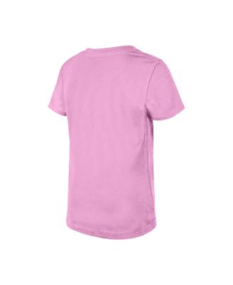 Big Girls Pink Cincinnati Bengals Flip Sequins V-Neck T-Shirt