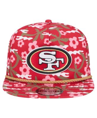 Men's Scarlet San Francisco 49ers Wakey Golfer Snapback Hat