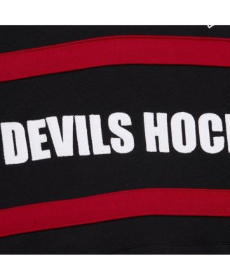 Mitchell Ness Men's Black New Jersey Devils Head Coach Slogan Pullover Hoodie