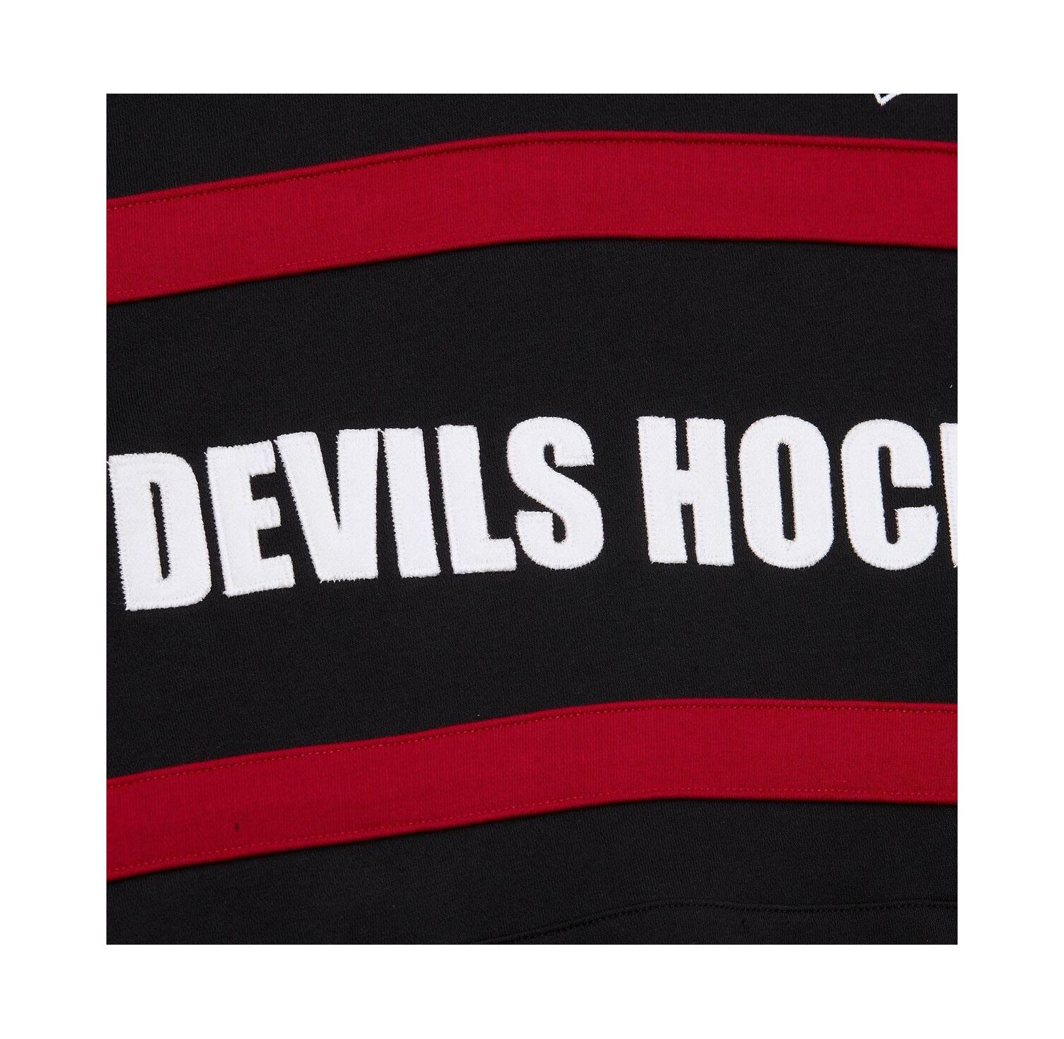 Mitchell Ness Men's Black New Jersey Devils Head Coach Slogan Pullover Hoodie