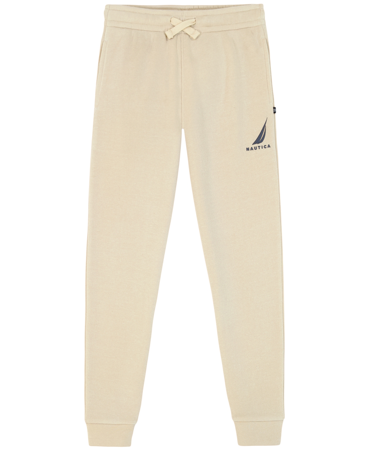 Nautica Boys 2t-7 J-class Pull-on Elastic Joggers In Neutral