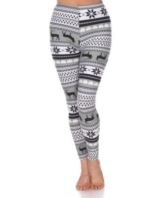 Plus Size Holiday Legging Pants, 3-Pack