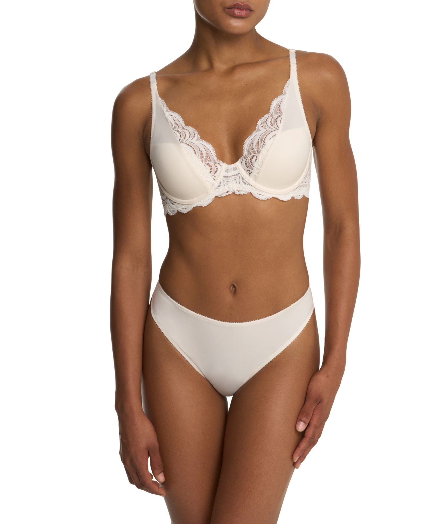 Persuasion Lace Convertible Plunge T-Shirt Bra 721356