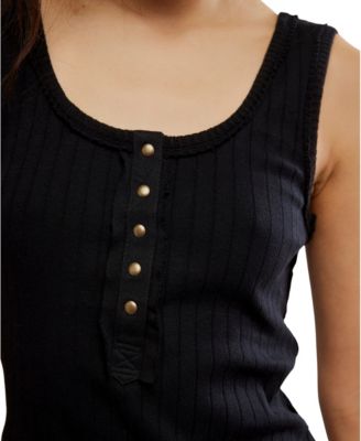 Women's Bryson Sleeveless Henley Top