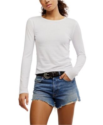 Free People - Women's Nova Crewneck Long-Sleeve Top