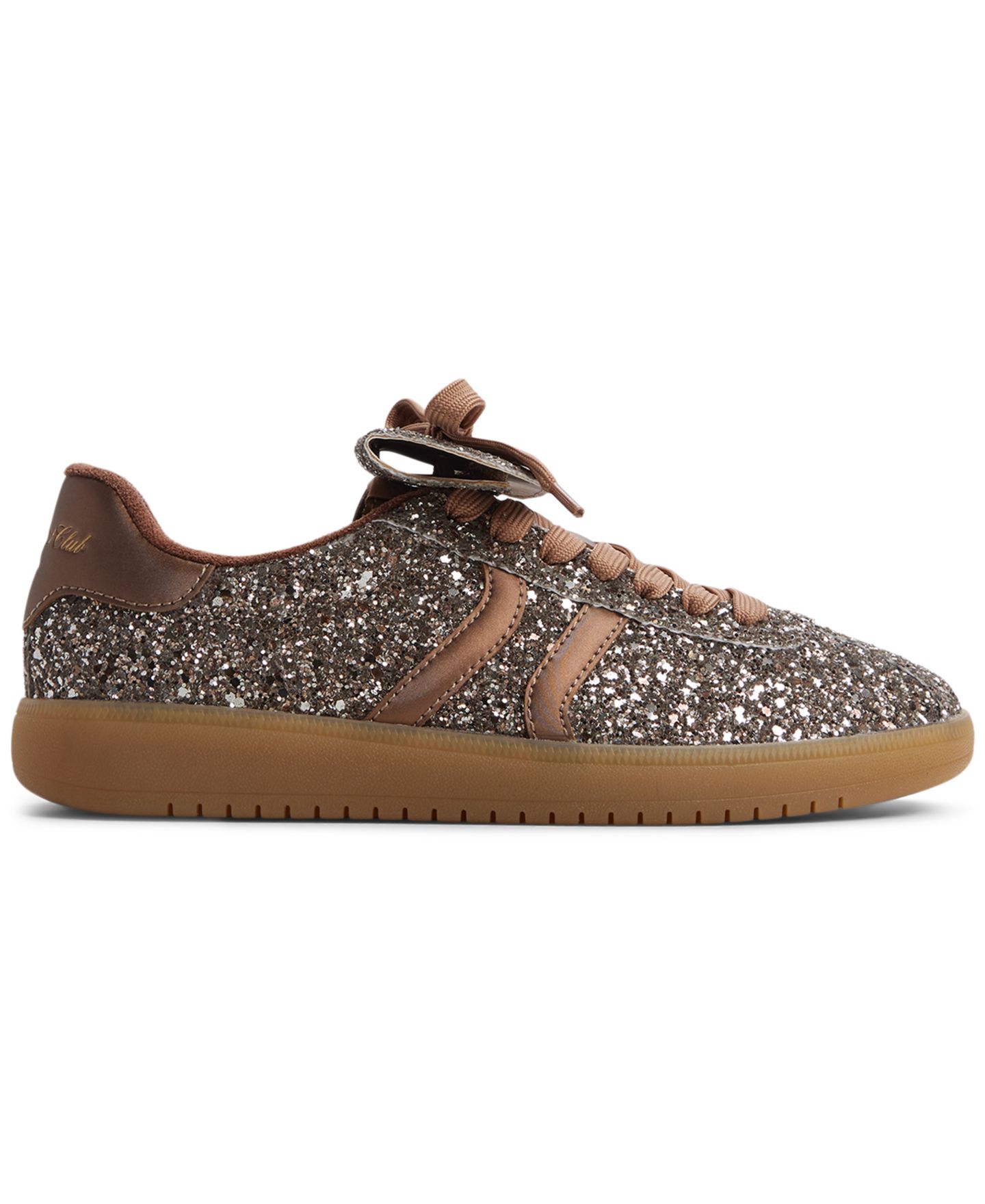 Женские кроссовки ALDO Itsneaker Cupsole Round Toe, цвет: Бронзовый металлик — фото 2