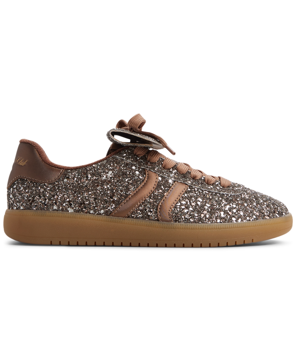 Aldo Itsneaker Glitter Sneaker With Removable Kiltie Flap In Multi