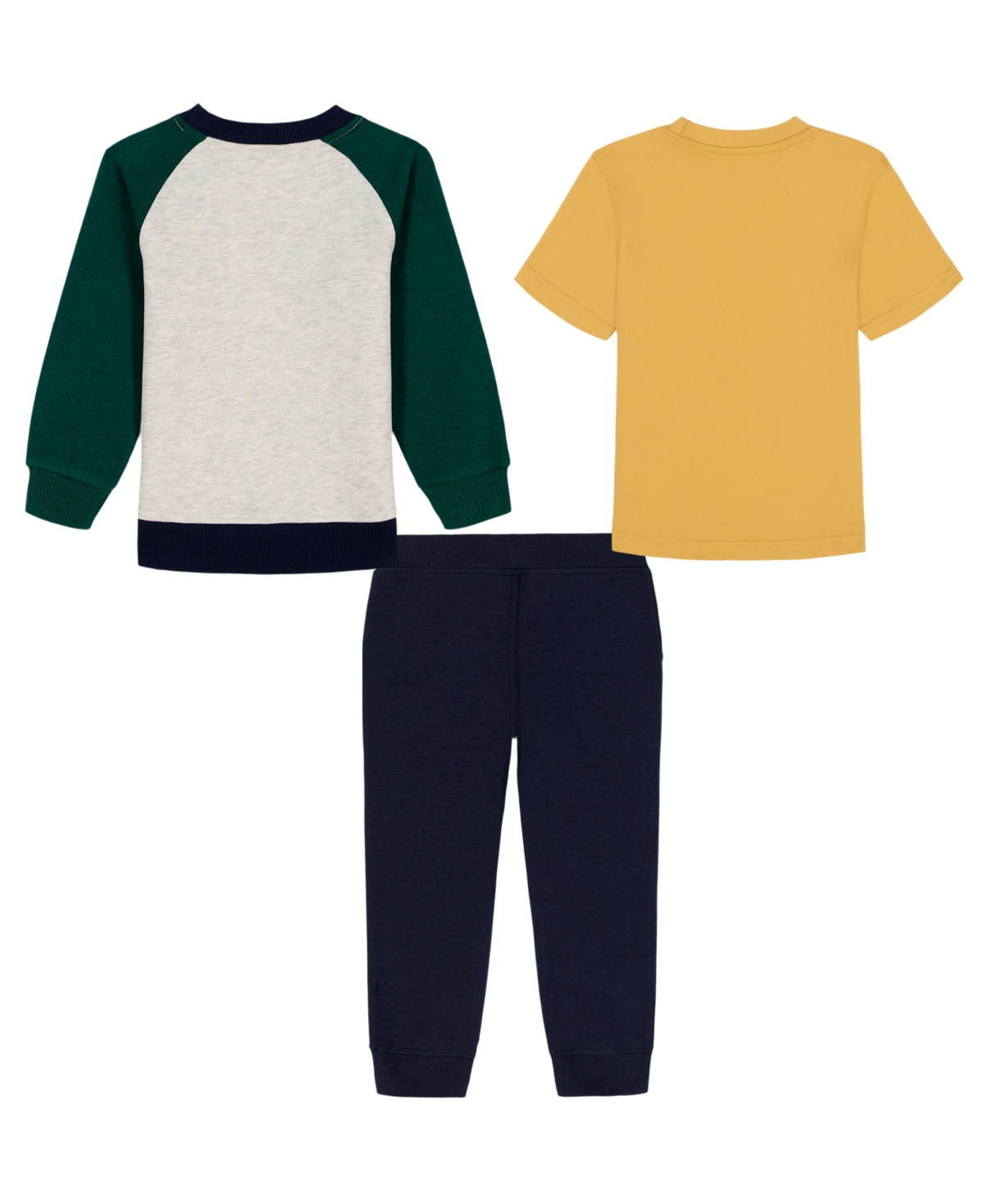 Nautica Boys 2t-7 3-piece T-shirt And Joggers Set In Multi
