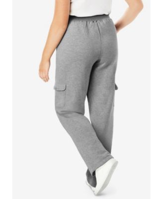 Women's Within Tall Better-Fleece Pull-On Cargo Sweatpants