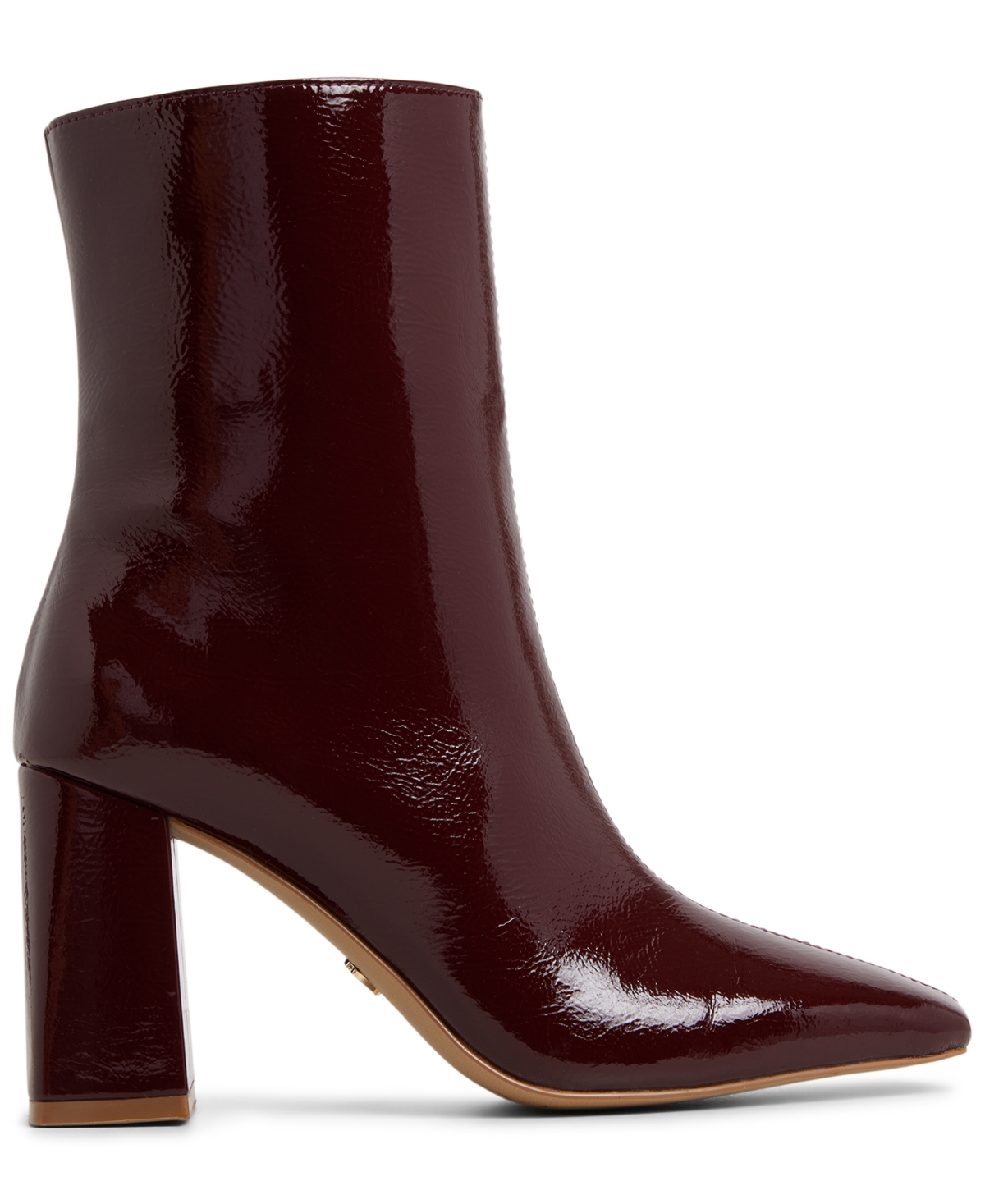 Aldo Vellamo Block Heel Bootie In Burgundy