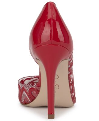 Women's Palvin Vinyl Heart Stiletto Pumps