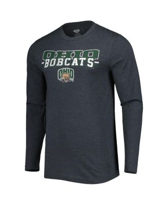 Men's Green/Charcoal Ohio Bobcats Meter Long Sleeve Top and Pants Sleep Set