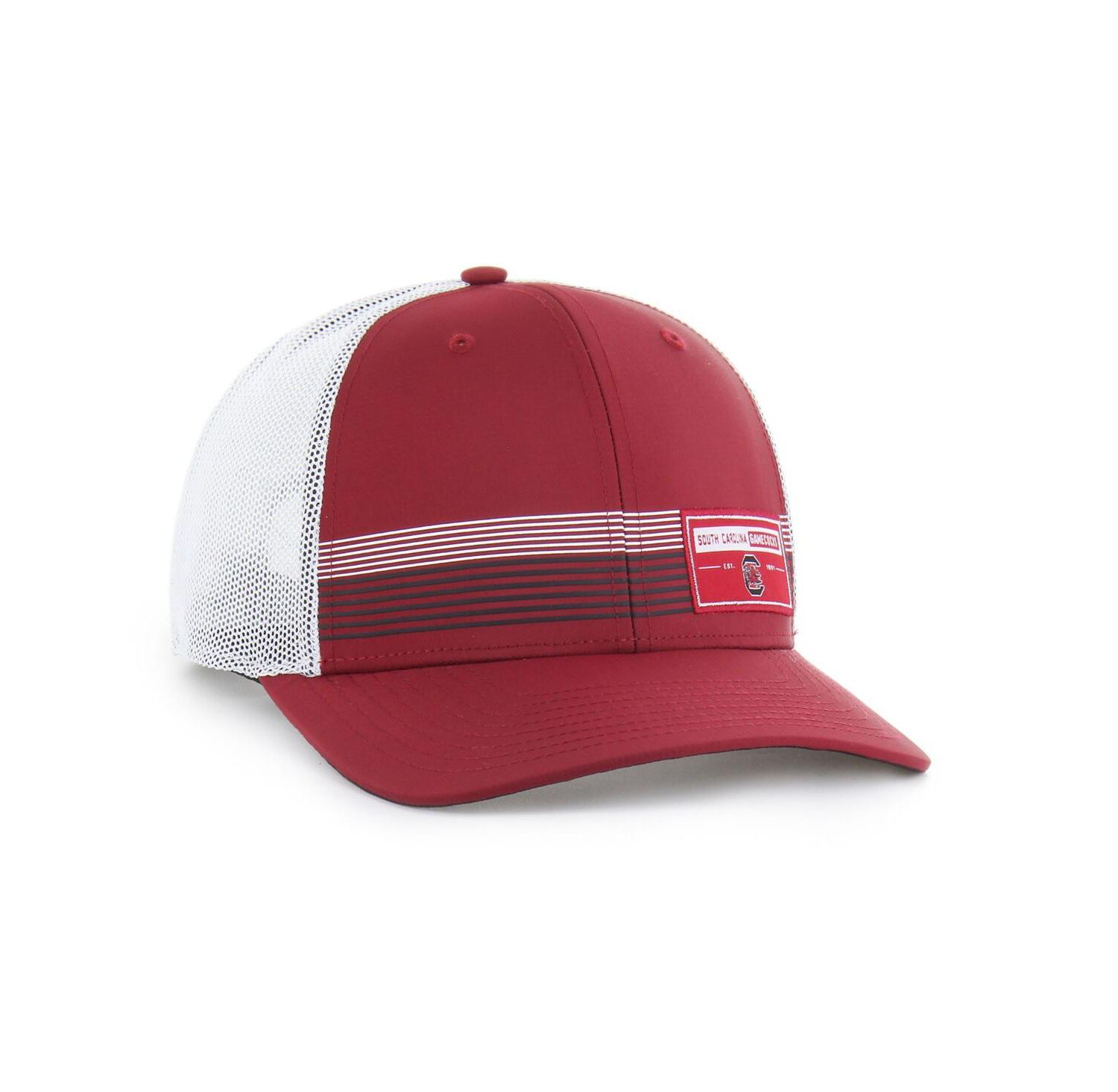 Men's Garnet South Carolina Gamecocks Rangefinder Brrr Trucker Adjustable Hat