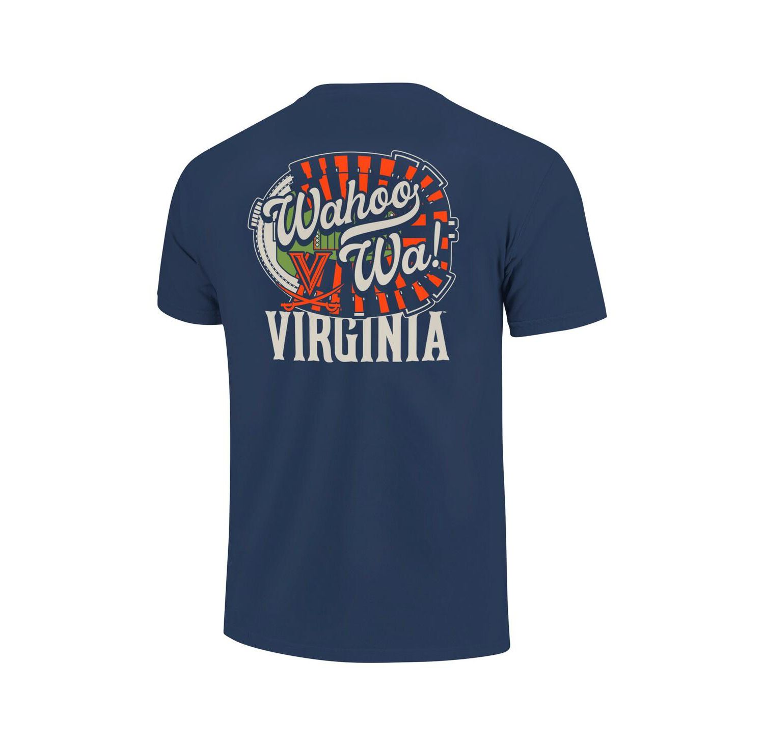 Big Boys and Girls Navy Virginia Cavaliers Hyperlocal Comfort Colors T-Shirt
