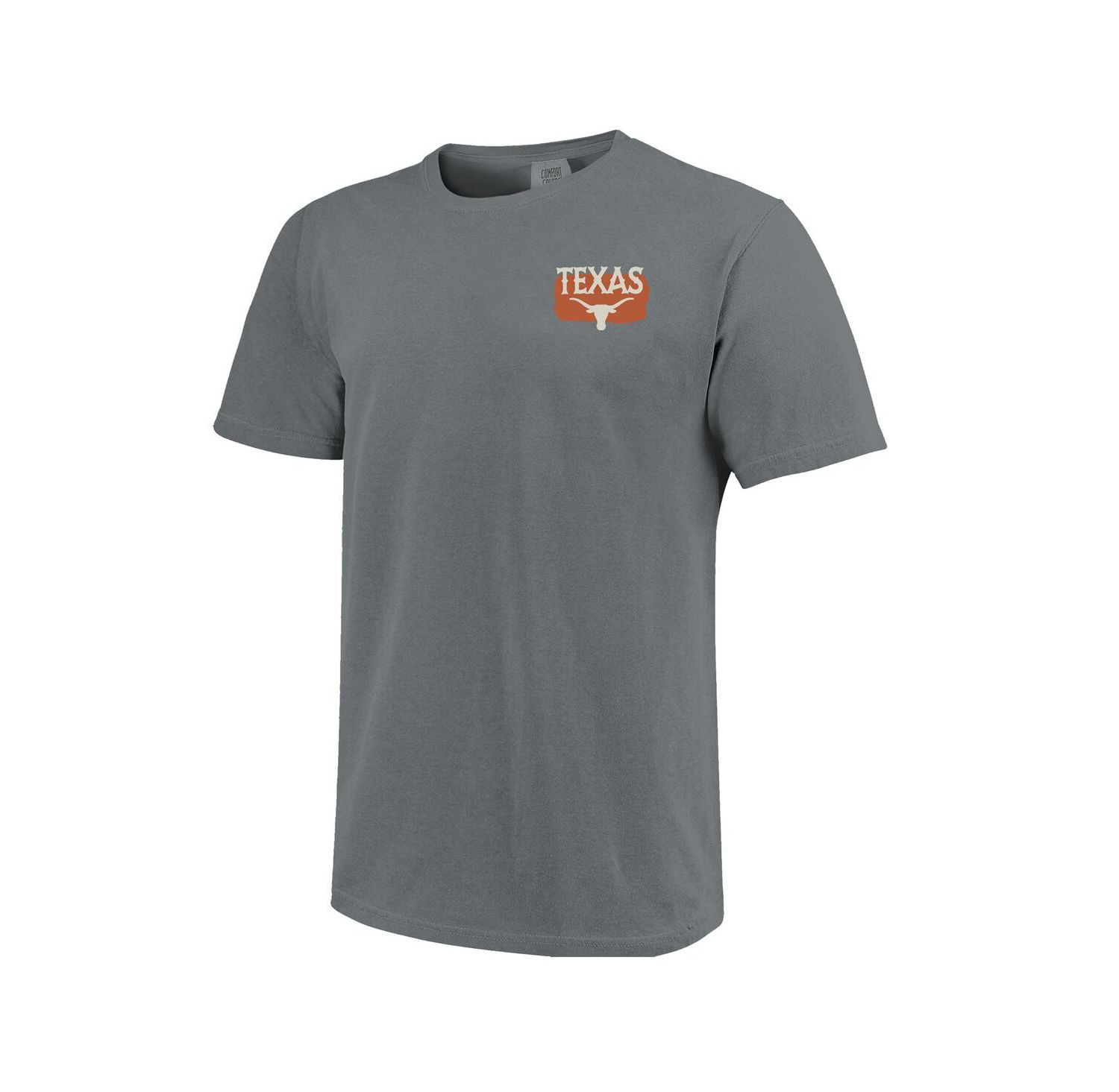 Men's and Women's Gray Texas Longhorns Hyper Local House Mascot Built T-Shirt