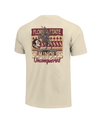 Men's and Women's Natural Florida State Seminoles Hyper Local Statue T-Shirt