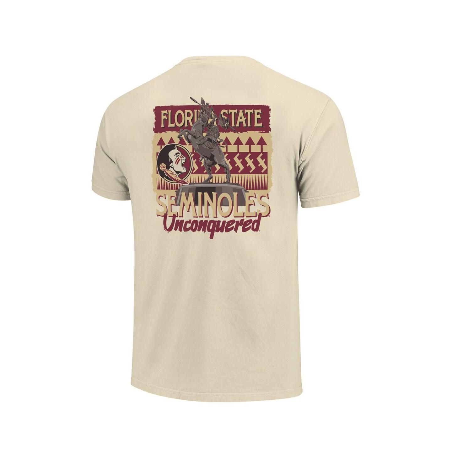 Футболка Image One Natural Florida State Seminoles Hyper Local Statue — фото 3