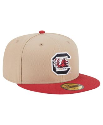Men's Khaki South Carolina Gamecocks Two-Tone 59FIFTY Fitted Hat