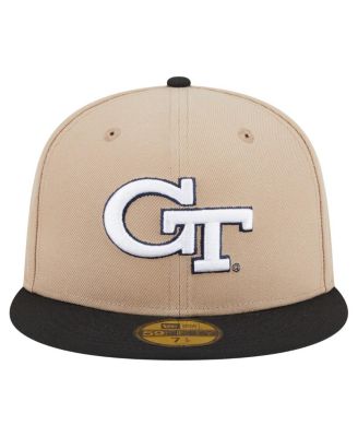 Men's Khaki Georgia Tech Yellow Jackets Two-Tone 59FIFTY Fitted Hat