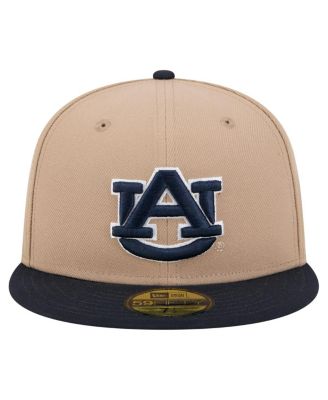 Men's Khaki Auburn Tigers Two-Tone 59FIFTY Fitted Hat