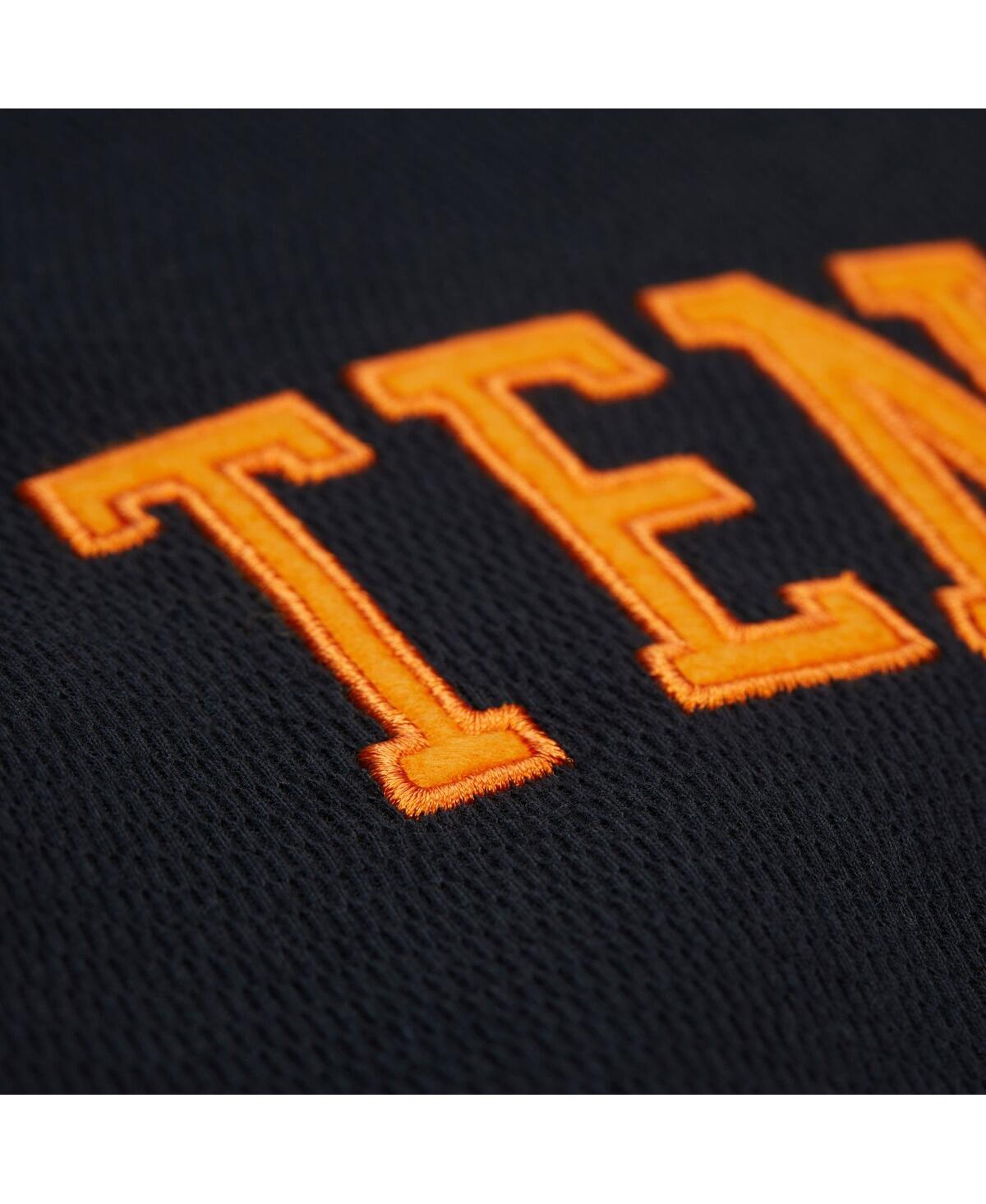 Mitchell & Ness Men's Black Tennessee Volunteers Thermal Lightweight Hoodie In Black