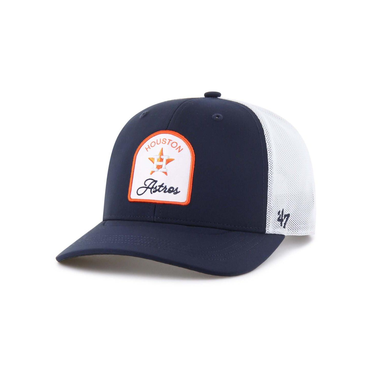 Мужская кепка '47 Brand Navy Houston Astros Gimmie Golf Trucker Adjustable Hat — фото 1