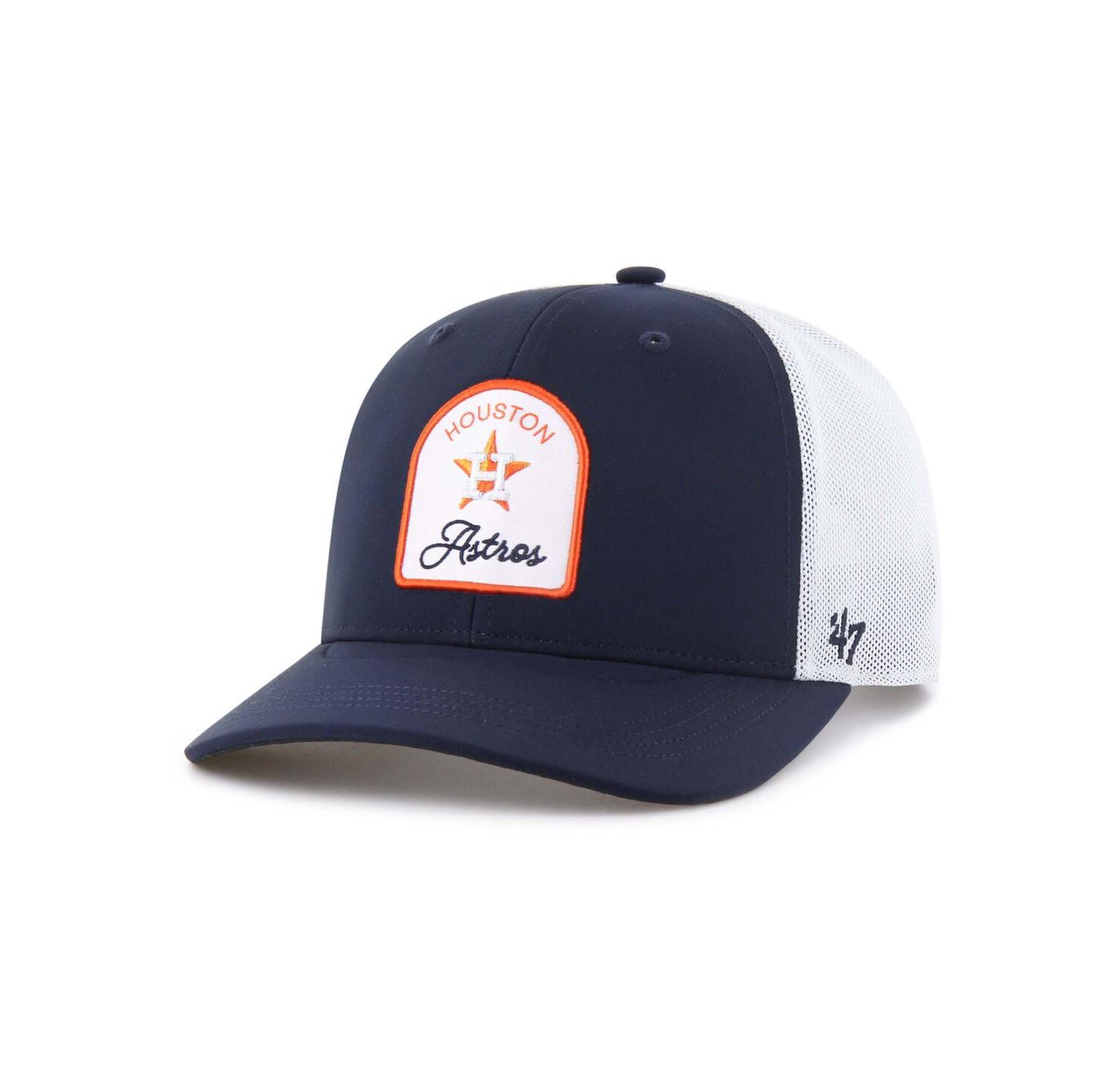 Men's Navy Houston Astros Gimmie Golf Trucker Adjustable Hat
