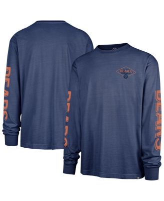 '47 Brand - Men's Navy Chicago Bears Cairn Ravine Foundation Long Sleeve T-Shirt