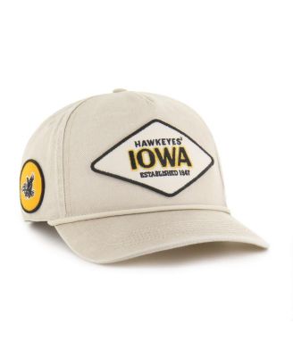 '47 Brand - Men's and Women's Cream Iowa Hawkeyes Outdoorsmen Cairn Hitch Adjustable Hat