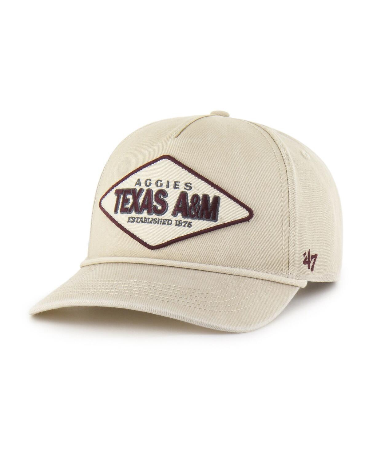 47 Brand Men's And Women's Cream Texas A&m Aggies Outdoorsmen Cairn Hitch Adjustable Hat In Neutral