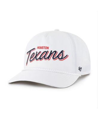 '47 Brand - Men's White Houston Texans Brrr Fairway Hitch Adjustable Hat