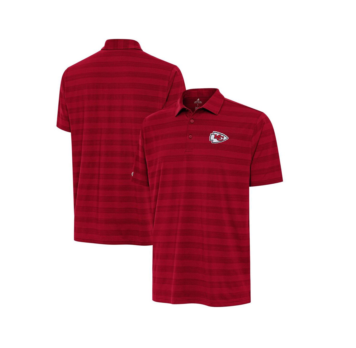 Men's Red Kansas City Chiefs Big & Tall Tunnel Polo Shirt