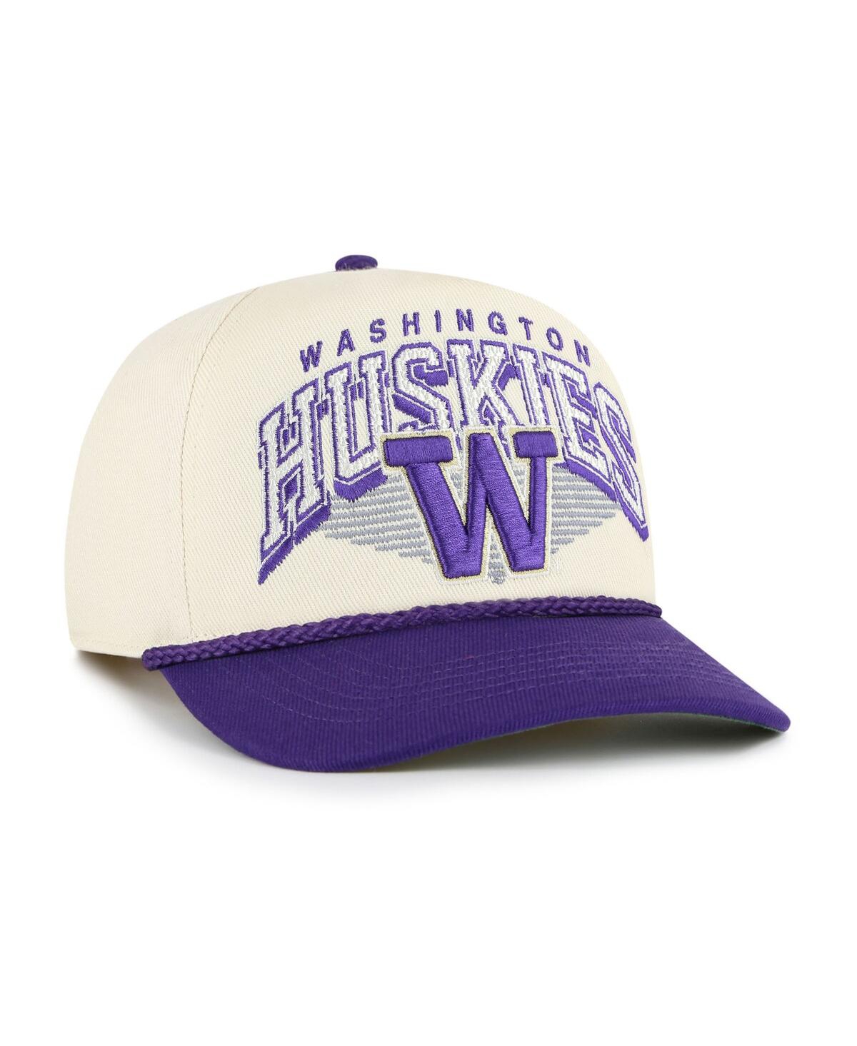 '47 Brand Men's Natural Washington Huskies Pomona Two-Tone Rope Hitch Adjustable Hat