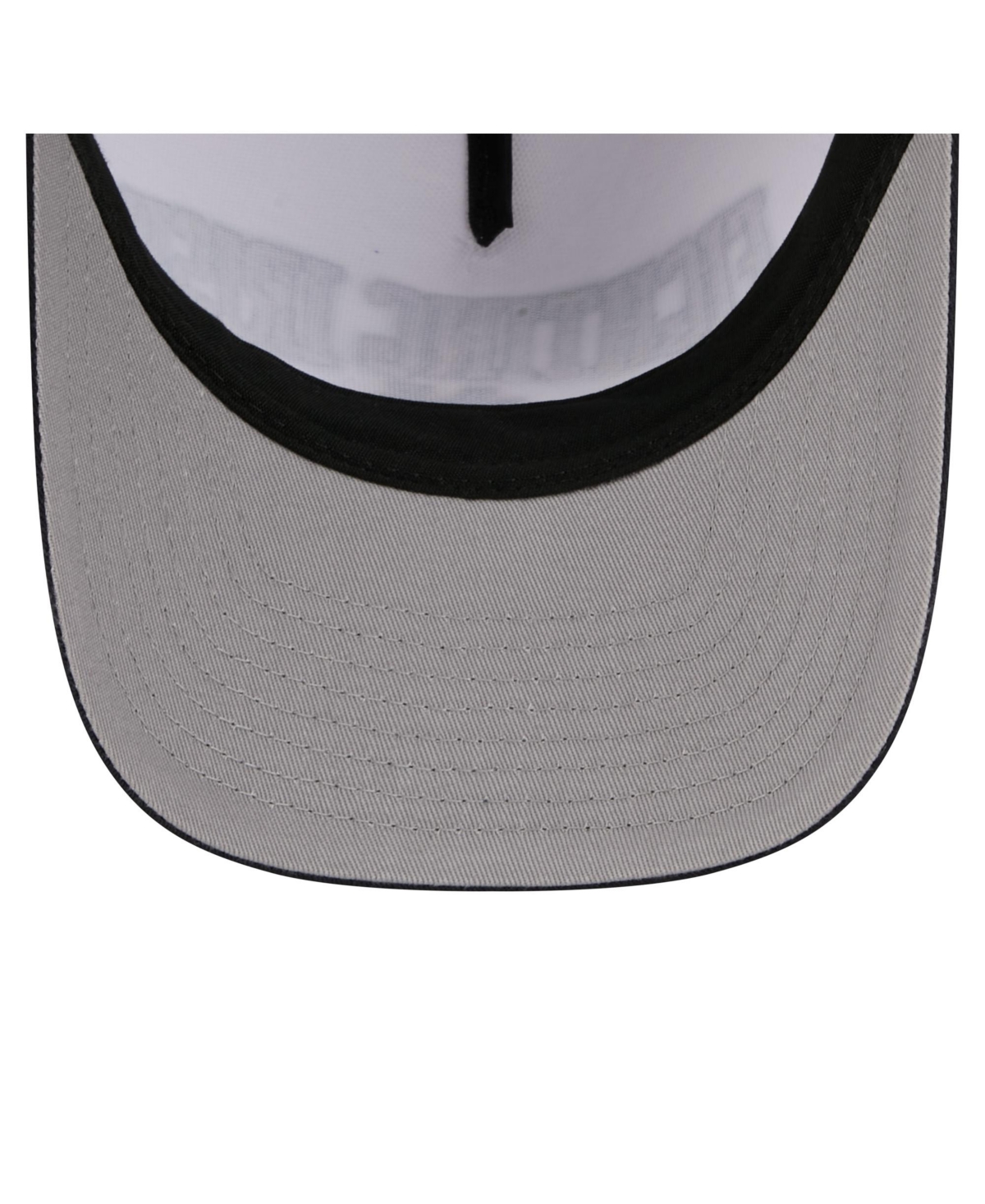 New Era Men's White/navy Notre Dame Fighting Irish Arch Two-tone Rope 9forty A-frame M-crown Adjustable Hat In White