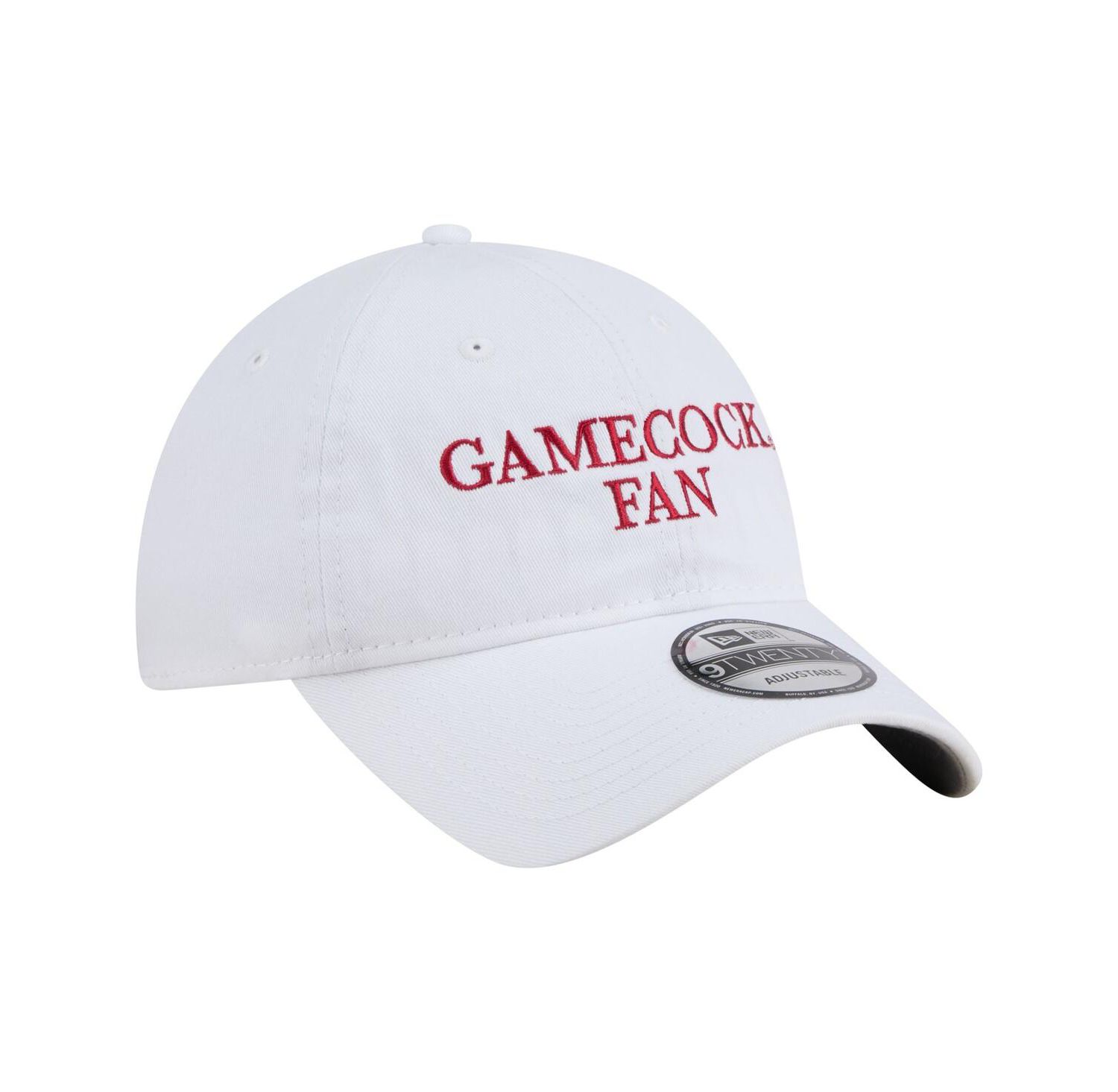 Men's White South Carolina Gamecocks Fan 9TWENTY Adjustable Hat