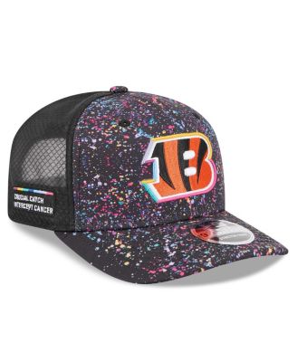 New Era - Men's Black Cincinnati Bengals 2025 NFL Crucial Catch 9SEVENTY Adjustable Hat