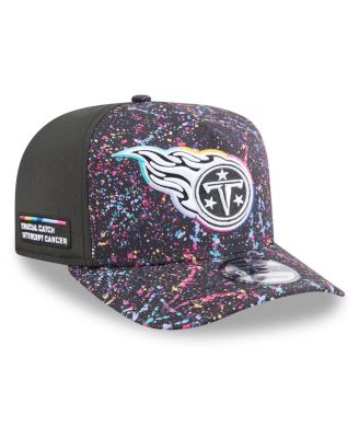 New Era - Men's Black Tennessee Titans 2025 NFL Crucial Catch A-Frame 9FIFTY Snapback Hat