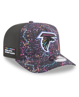 New Era - Men's Black Atlanta Falcons 2025 NFL Crucial Catch A-Frame 9FIFTY Snapback Hat