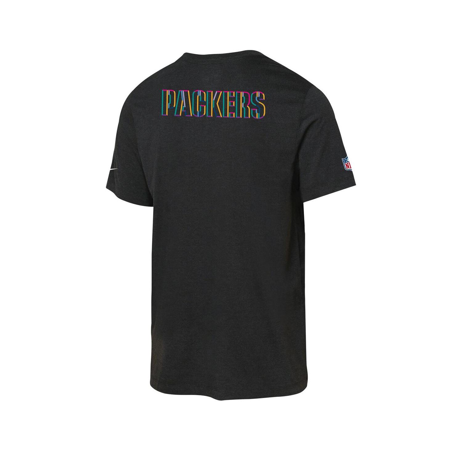 Big Boys and Girls Black Green Bay Packers 2025 NFL Crucial Catch Tri-Blend Dri-FIT T-Shirt